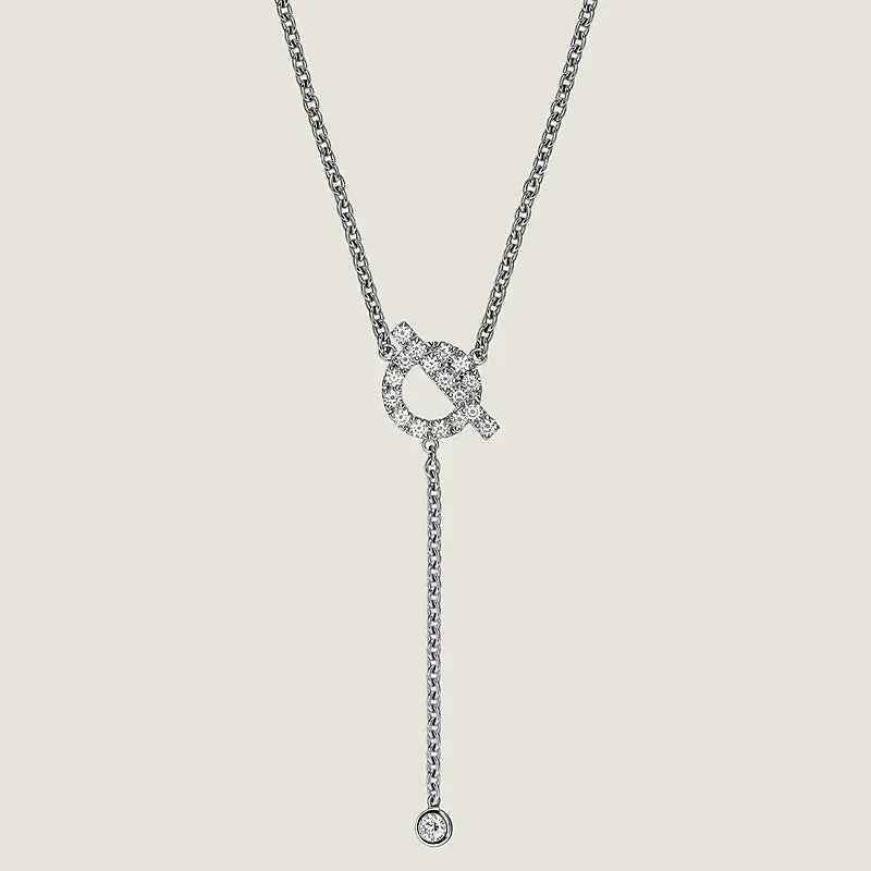 [moco jewelrys]FINESSE SILBER DIAMANTEN HALSKETTE
