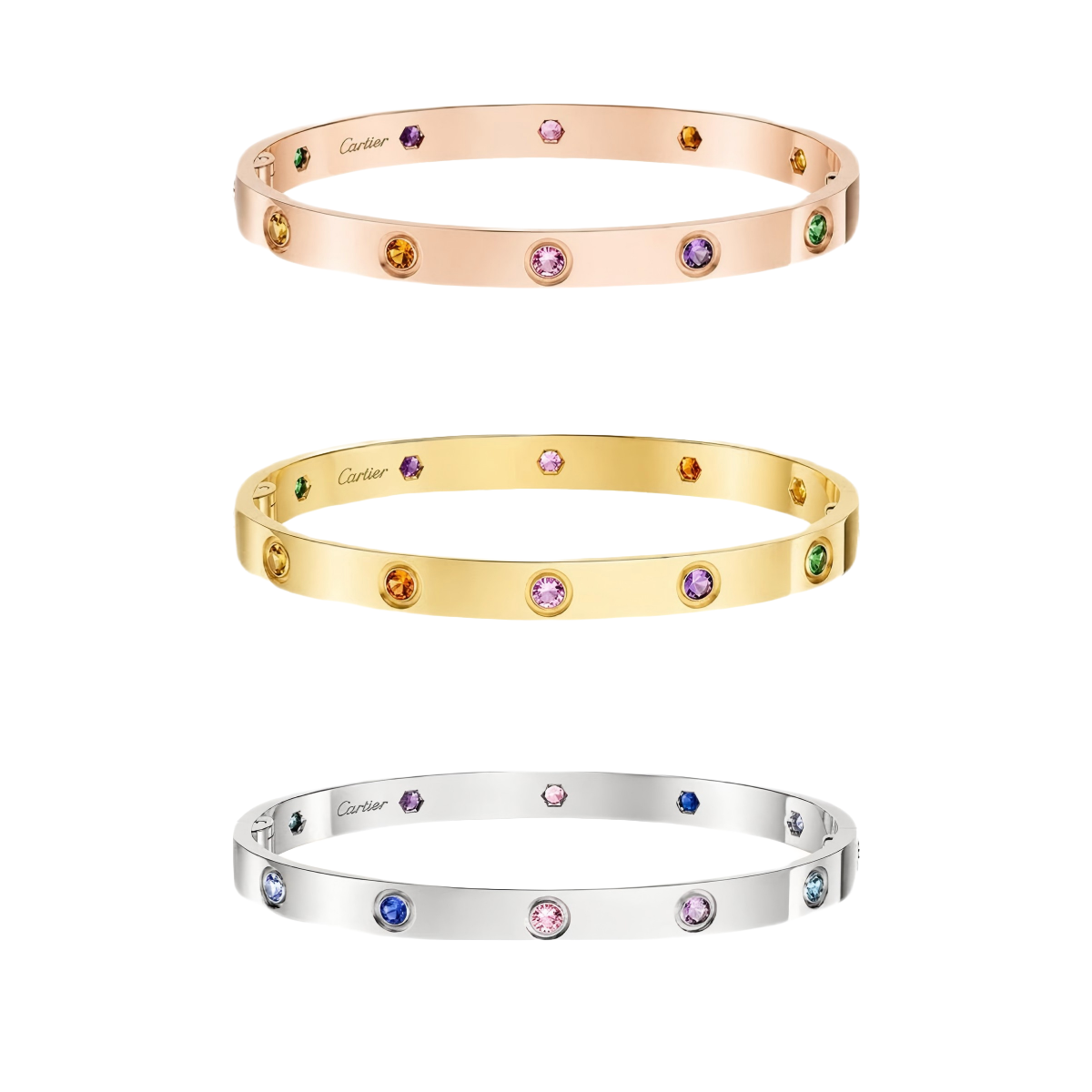 [Moco ]2026 RAINBOW LOVE BRACELET 6.1MM  10 DIAMONDS