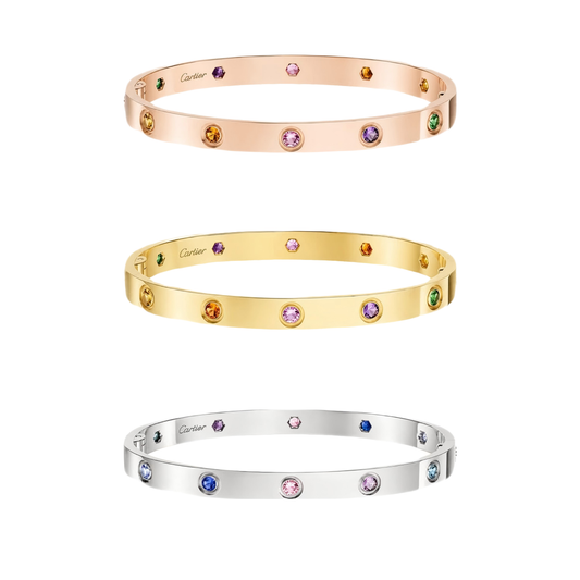[Moco ]2026 RAINBOW LOVE BRACELET 6.1MM  10 DIAMONDS