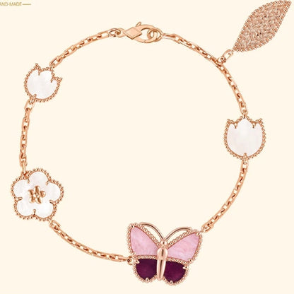 [moco jewelrys] 26 NEW CLOVER LUCKY LIGHT PURPLE SET