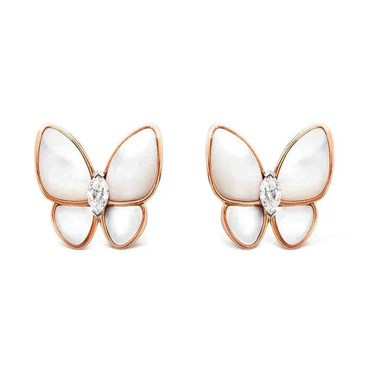 [moco jewelrys]SCHMETTERLING MOP DIAMOND OHRRINGE
