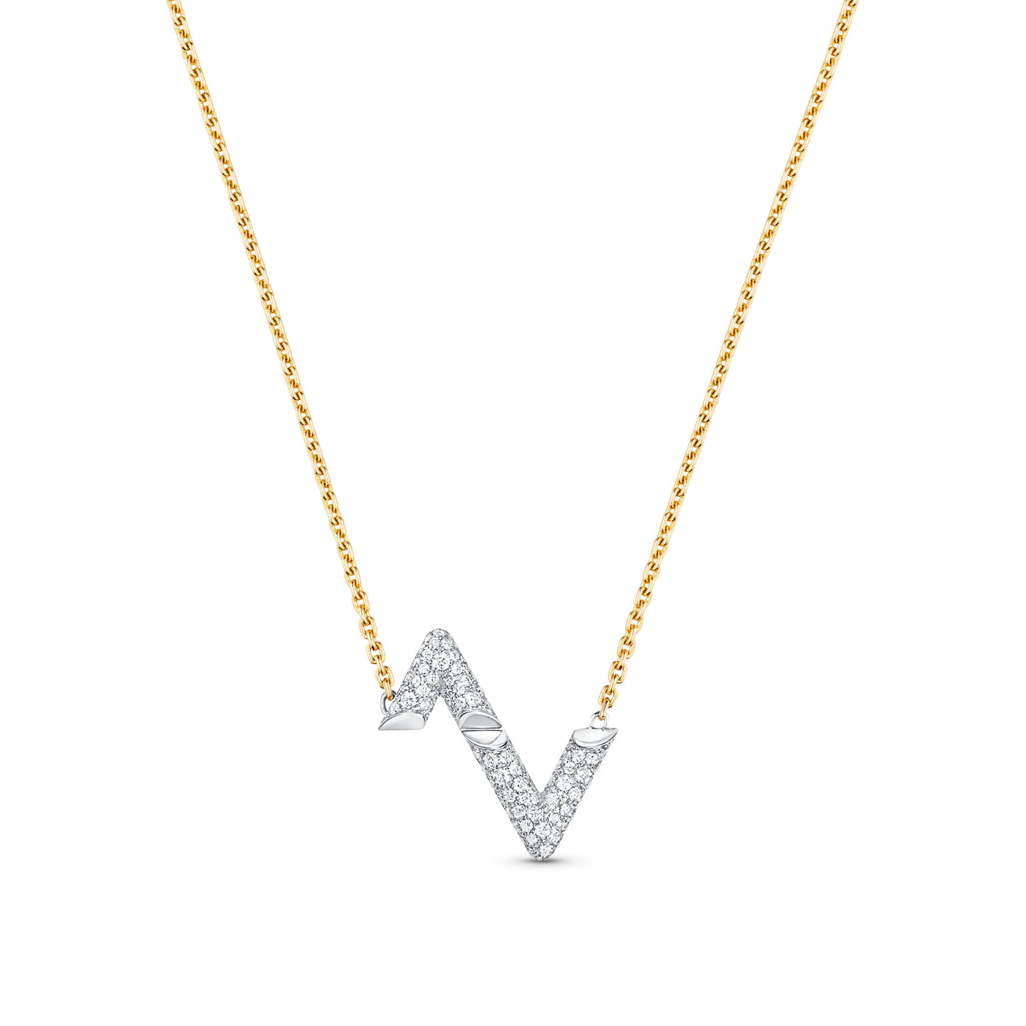 [moco jewelrys]VOLT SILVER DIAMOND PEDANT NECKLACE