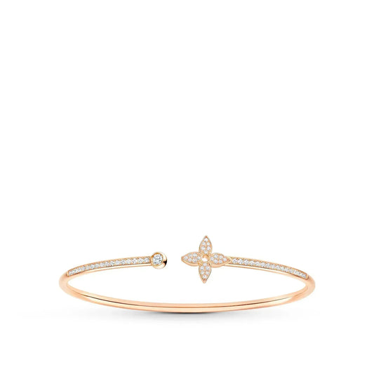 [moco jewelrys]IDYLLE ROSÉGOLD ARMREIF DIAMANT BESETZT