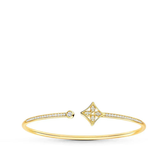 [moco jewelrys]IDYLLE GOLD OFFENER ARMBAND DIAMANT BESETZT