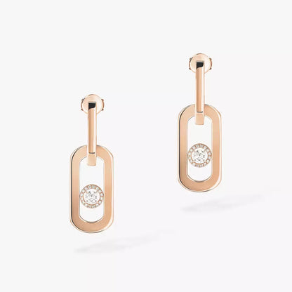 [ Moco ]So Move XL Diamond Pendant Earrings