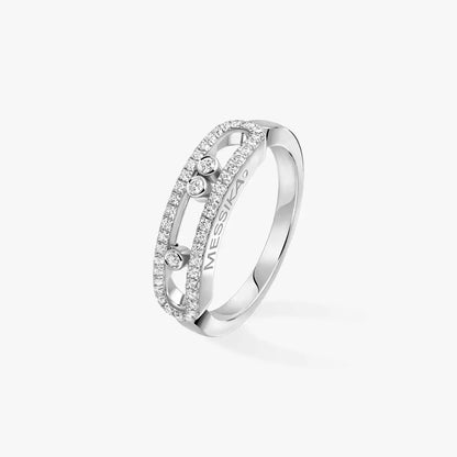 [ Moco ] Baby Move Gold Diamond Pave_ Ring