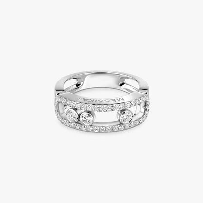 [ Moco ] Move Gold Diamond Pave_ Ring
