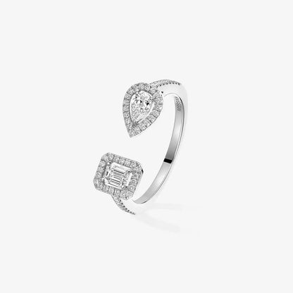 [ Moco ]My Twin Toi Gold Diamond Ring