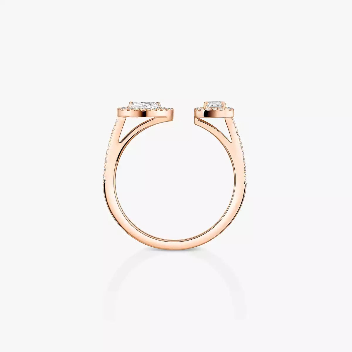[ Moco ]My Twin Toi Gold Diamond Ring