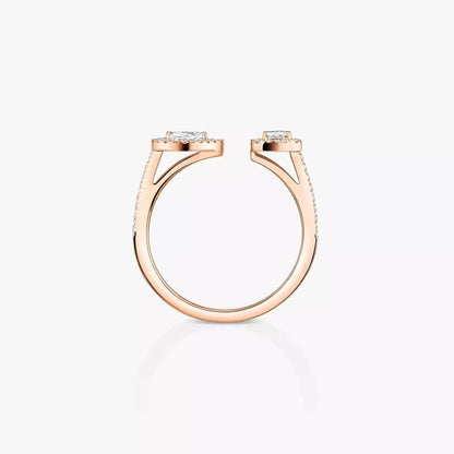 [ Moco ]My Twin Toi Gold Diamond Ring