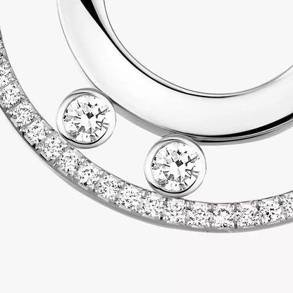 [ Moco ]Move Romane Small Diamond Hoop Earrings