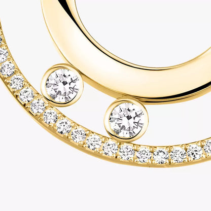[ Moco ]Move Romane Small Diamond Hoop Earrings