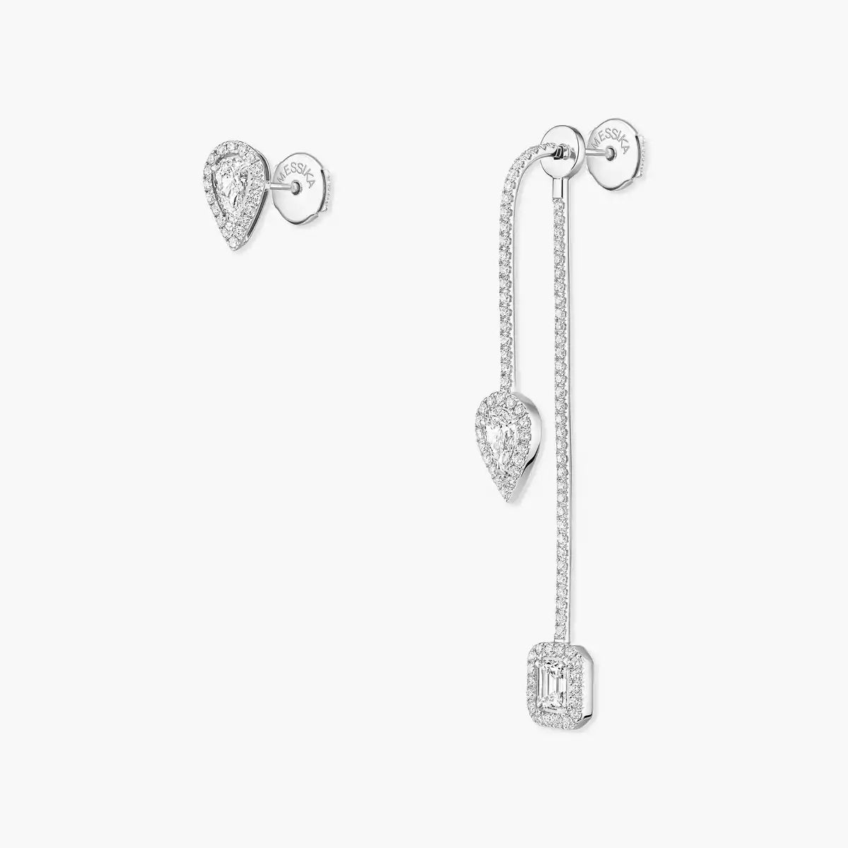 [ Moco ]Diamond Drop Earrings My Twin