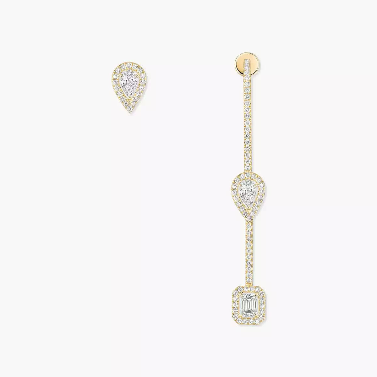 [ Moco ]Diamond Drop Earrings My Twin