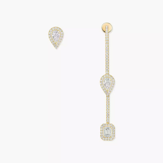[ Moco ]Diamond Drop Earrings My Twin