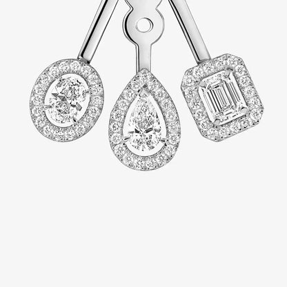 [ Moco ] My Twin Trio  Diamond Earrings