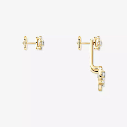 [ Moco ] My Twin Trio  Diamond Earrings