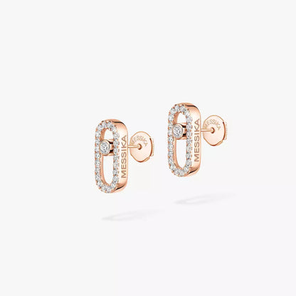 [ Moco ]Move Uno Diamond Earrings