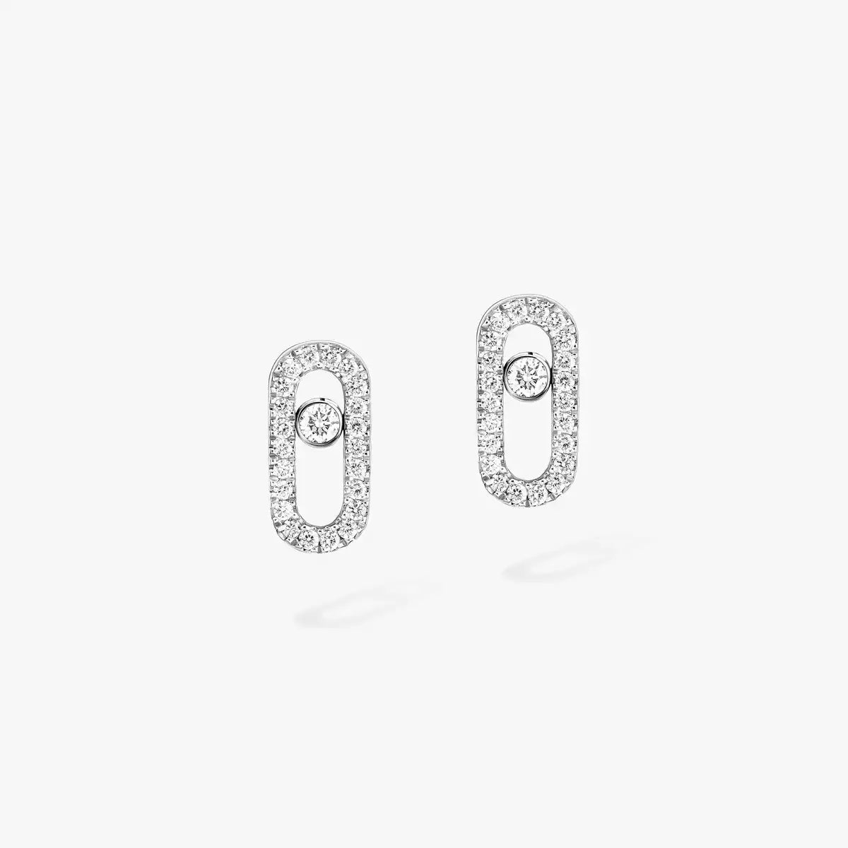 [ Moco ]Move Uno Diamond Earrings