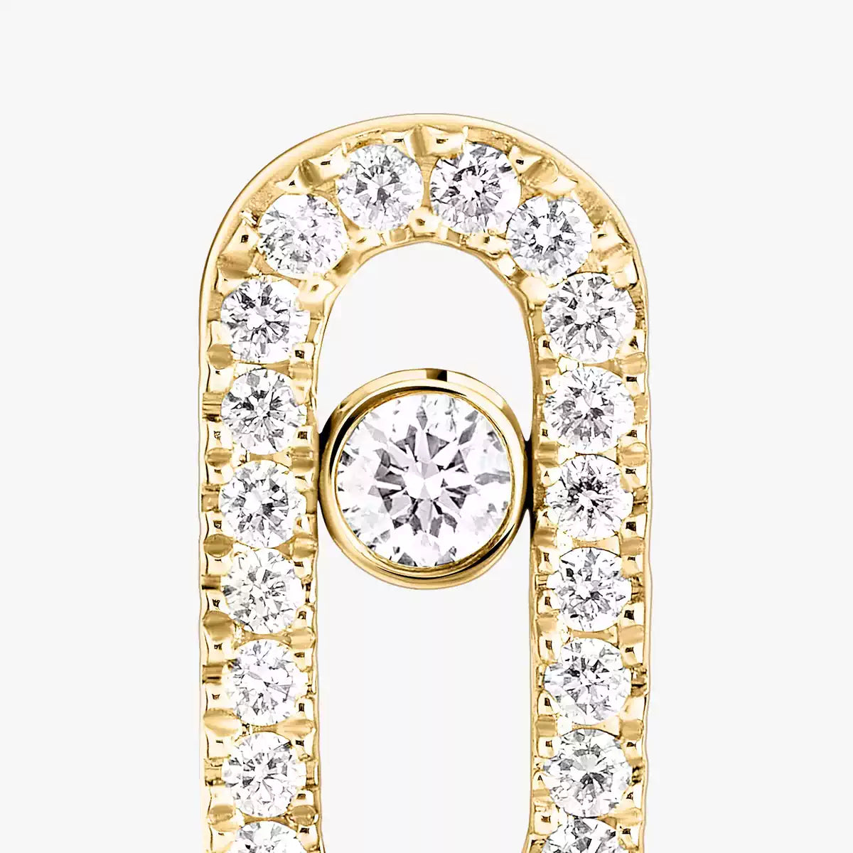 [ Moco ]Move Uno Diamond Earrings