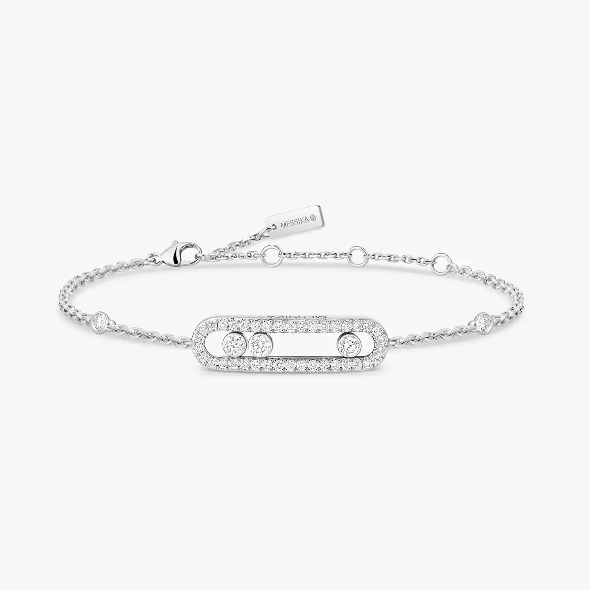 [ Moco ]Pavé Baby Move Diamond Bracelet