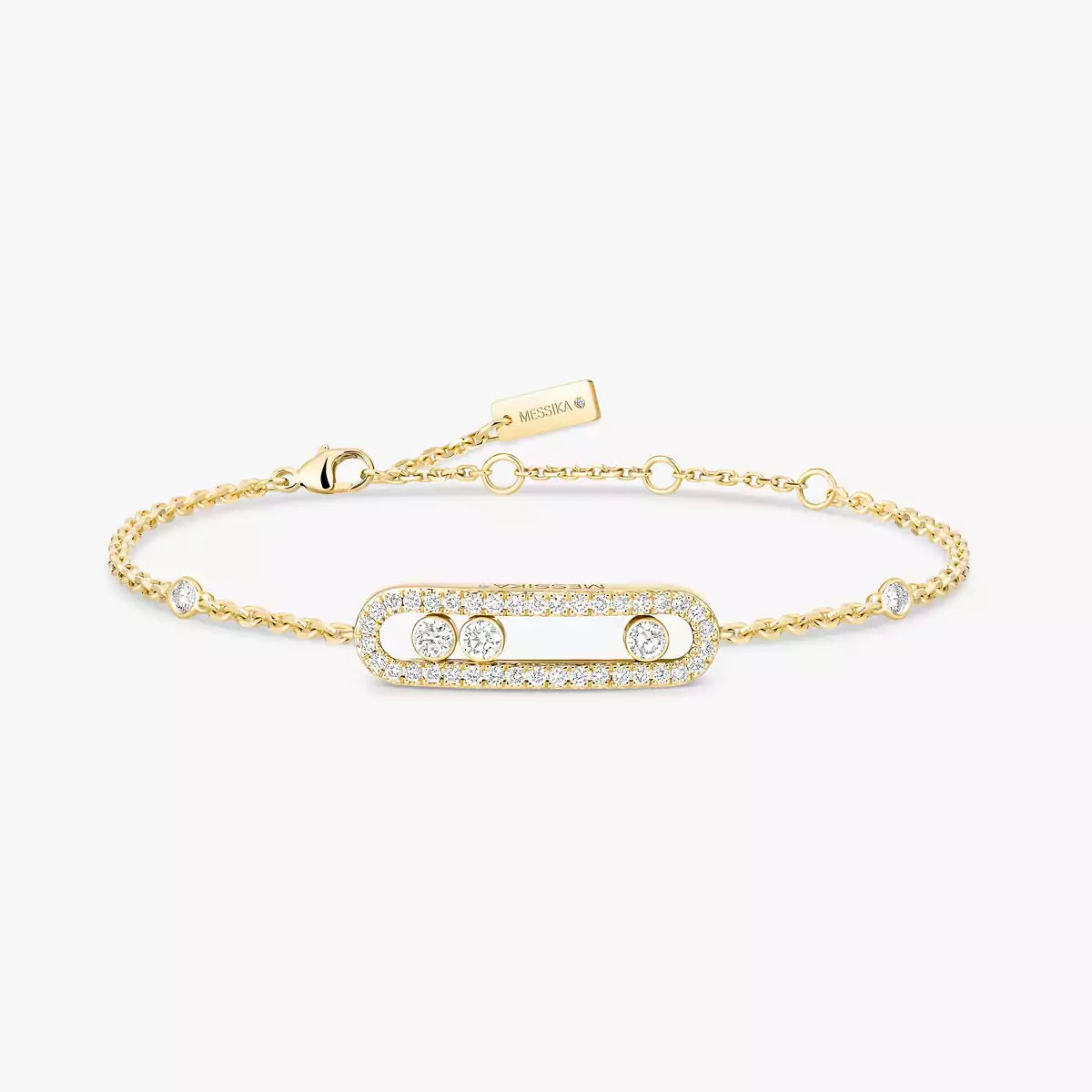 [ Moco ]Pavé Baby Move Diamond Bracelet