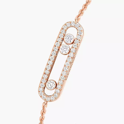 [ Moco ]Pavé Baby Move Diamond Bracelet