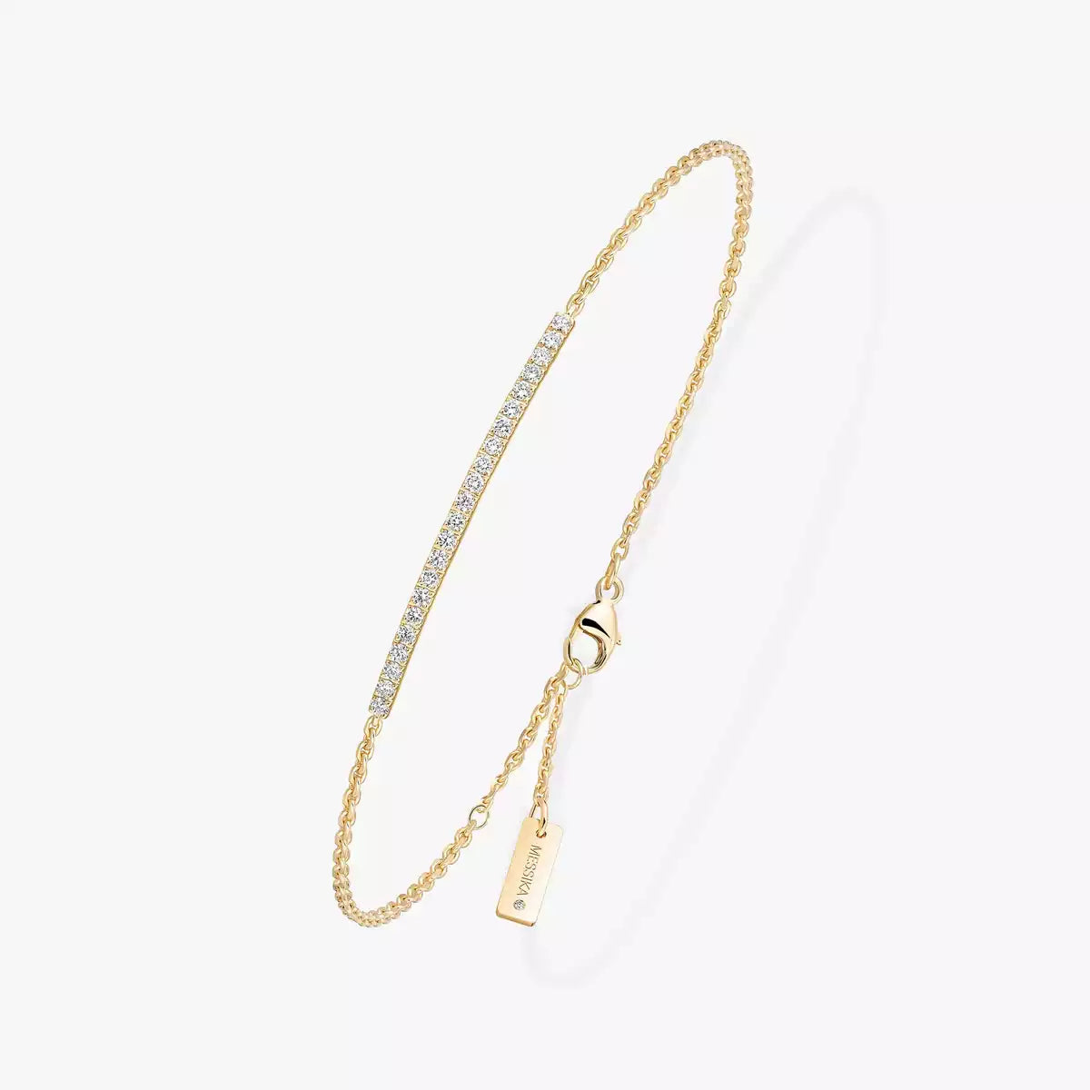 [ Moco ]Diamond Thin Bangle 0.15ct My Twin Toi & Moi