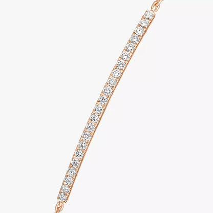 [ Moco ]Diamond Thin Bangle 0.15ct My Twin Toi & Moi