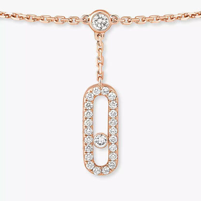 [ Moco ] Move Uno pavé ankle bracelet