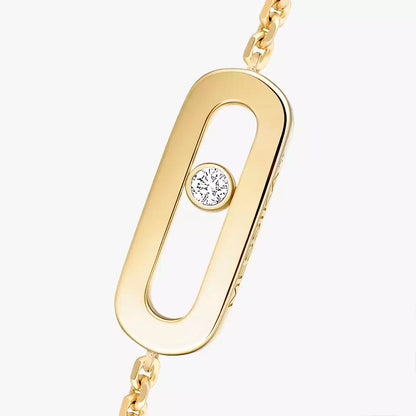[ Moco ]Move Uno Diamond Bracelet