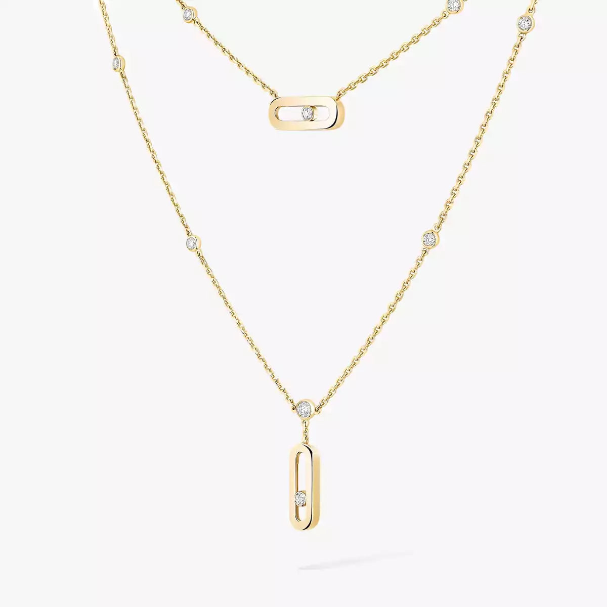 [ Moco ] Move Uno Diamond Necklace