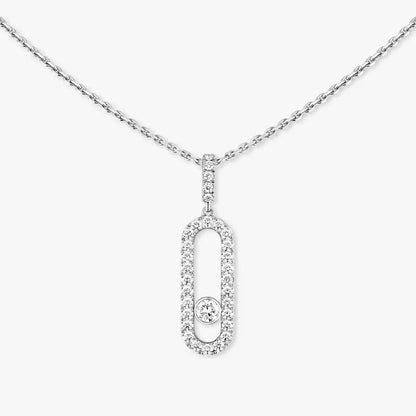 [ Moco ]Move Uno Diamond Necklace in Rose Gold