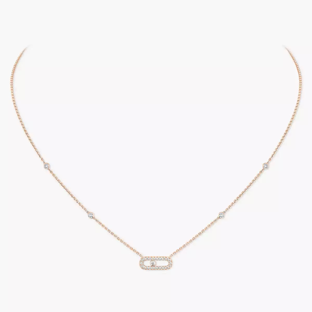 [ Moco ]Diamond Necklace Move Uno