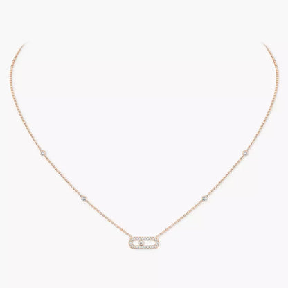 [ Moco ]Diamond Necklace Move Uno