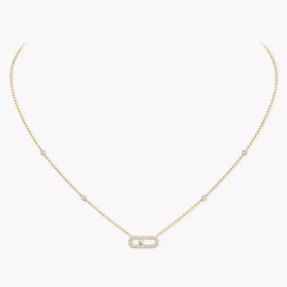 [ Moco ]Diamond Necklace Move Uno