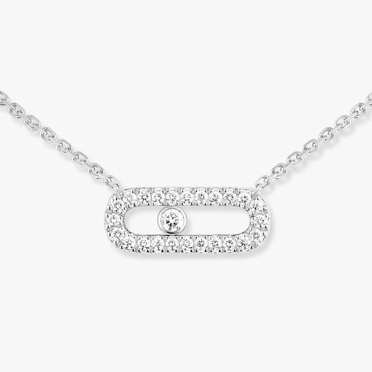 [ Moco ]Diamond Necklace Move Uno