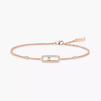 [ Moco ]Move Uno Diamond Bracelet