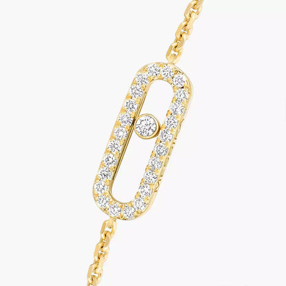 [ Moco ]Move Uno Diamond Bracelet