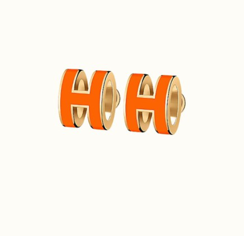 [moco jewelrys]MINI POP H OHRRINGE ORANGE