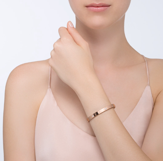 [moco jewelrys]LOVE BRACELET 6.1MM 4 DIAMONDS