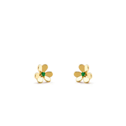 [moco jewelrys]FRIVOLE BLUMEN MALACHIT OHRRINGE