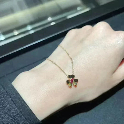 [moco jewelrys]FRIVOLE GOLD FLOWER NECKLACE