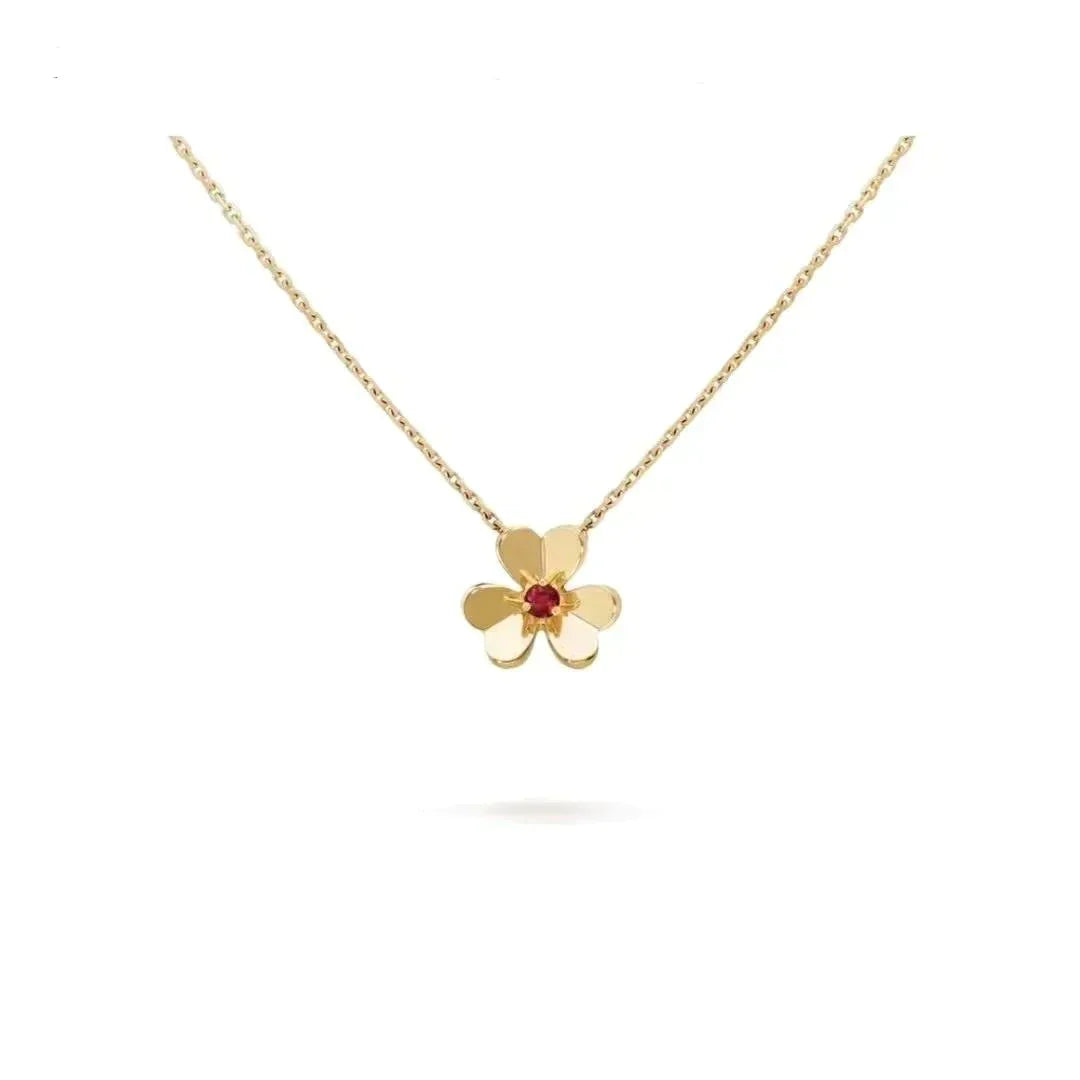 [moco jewelrys]FRIVOLE GOLD FLOWER NECKLACE