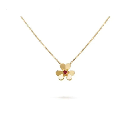 [moco jewelrys]FRIVOLE GOLD FLOWER NECKLACE