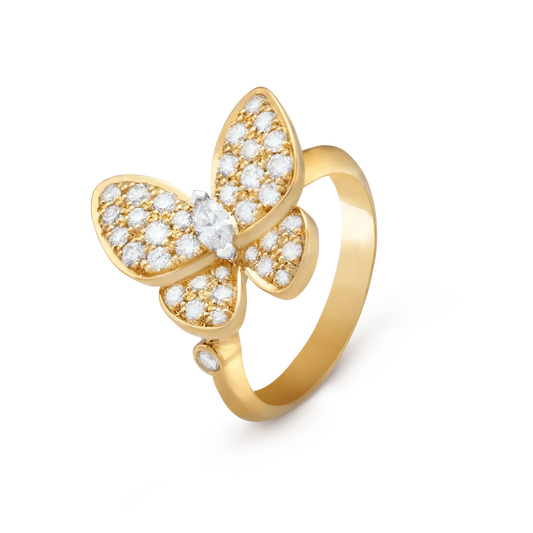 [moco jewelrys]BUTTERFLY DIAMOND RING