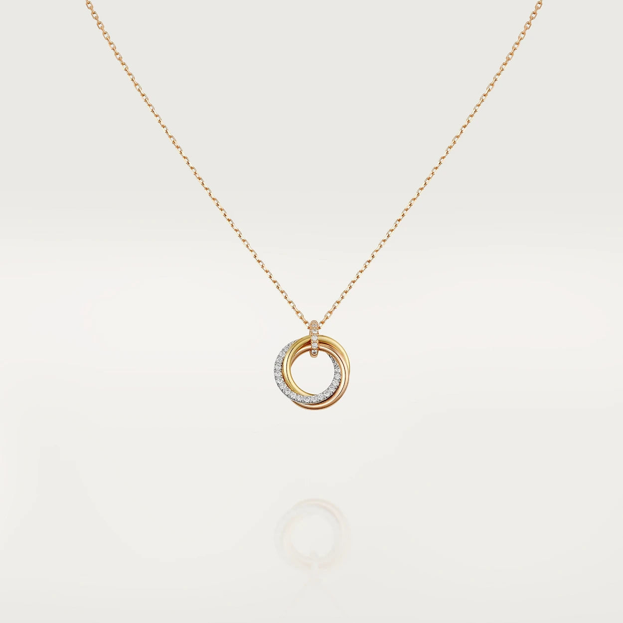 [moco jewelrys]TRINITY HALSKETTE SILBER GOLD ROSÉGOLD DIAMANTEN